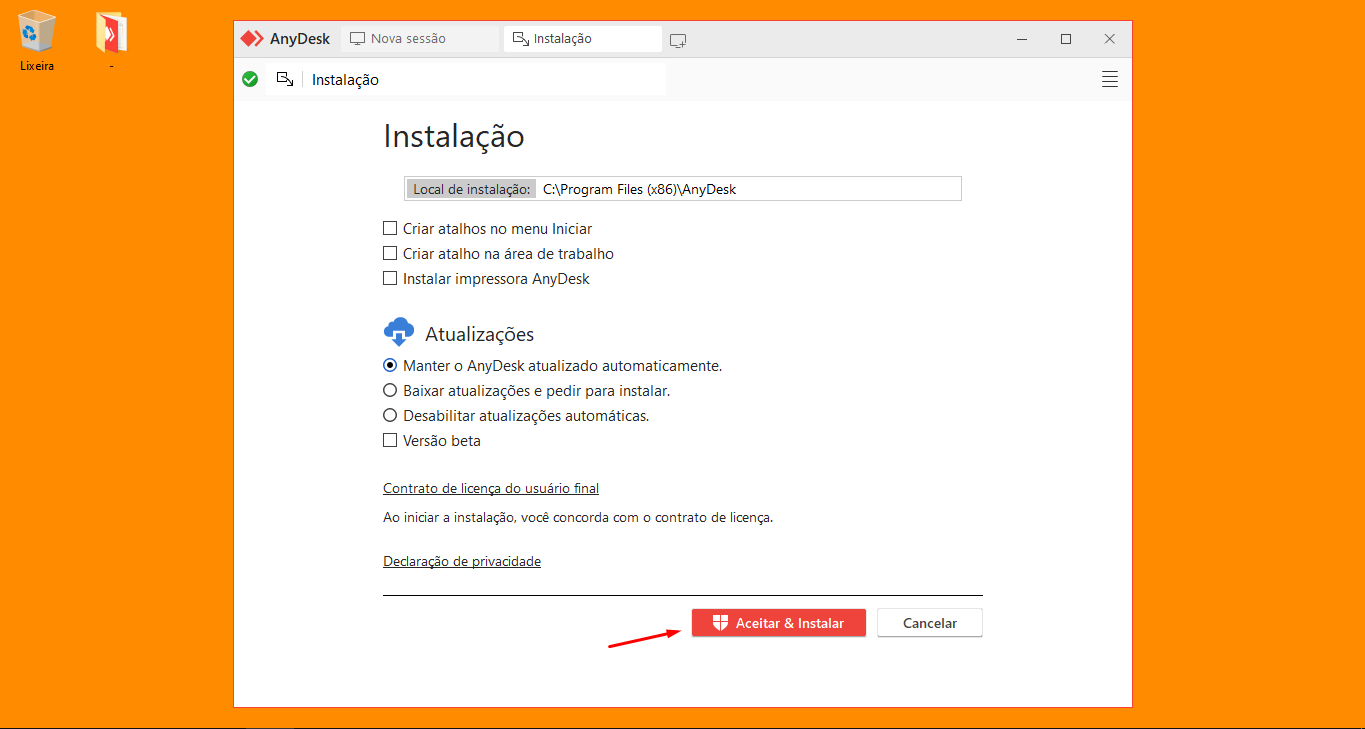 Como Instalar E Utilizar O AnyDesk Grupo Educacional Filadelfia